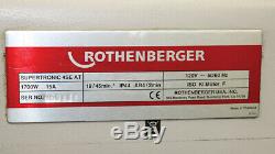 Rothenberger 63006 Supertronic 4SE 4-Inch Threading Machine with Stand Pipefitting