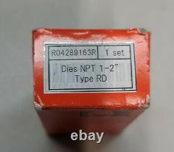 Rothenberger 89163R Replacement Machine Dies 1-2 Type RD