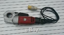 Rothenberger Supertronic hand held electric pipe threader threading machine