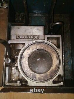 Rotostock 3/8 2 Pipe Threader Machine Kit with lots of threads