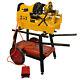 Steel Dragon Tools 1224 Pipe Threading Machine 26092 and 150A Cart 1/2-4