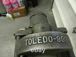 Toledo 999 Pipe & Bolt Threader 1/8-2 115V Power Threading Machine with Die Head