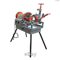 Toolots Pipe Threading Machine 1/2 to 4 NPT Automatic Threader Cutter 1HP