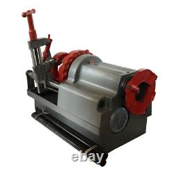 Used 110V Electric Threading Cutter Pipe Cutting Threader Machine 1/2-2 Tool