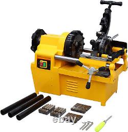Used 1/2-2 220V Electric Pipe Threader Machine for Pipe Threading, Pipe Cutting