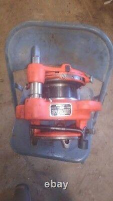 Used One Day! Ridgid Exposed Ratchet Manual Pipe Threader 141 (2.5 to 4)