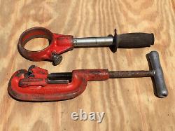Used Ridgid 300 pipe threader with 1206 stand and accessories