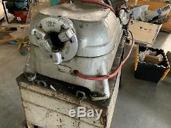 Used Ridgid 535 Pipe Threader Threading Machine With Stand And Accessories