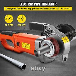 VEVOR Electric Pipe Threader Pipe Threading Machine 2300W 4 Dies 1/2-1 1/4